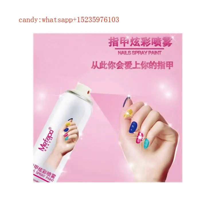 Colorful Nail Spray Vitamin Nail Polish Fast Dryer Spray