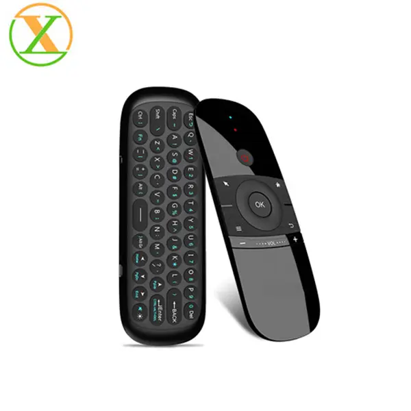 New Original W1 Fly Air Mouse Wireless Keyboard Mouse 2.4G Rechargeable Mini Remote Control For Smart Android Tv Box Mini Pc