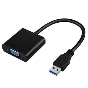 Usb to vga converter ชายหญิง usb 3.0 สำหรับอะแดปเตอร์ vga สำหรับ pc