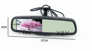 Moniteur de rétroviseur de voiture Saferdriving 4,3 pouces, rétroviseur de voiture à atténuation automatique, luminosité réglable, moniteur de recul, Araba <span class=keywords><strong>XY</strong></span>-2503 - Product Image 3