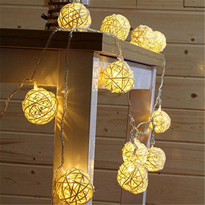 2M Rotan Bal Led String Light Kerstverlichting Vakantie Licht Voor Party Kerst Wedding Guirlande Gerlyanda Decoratie - Product Image 3
