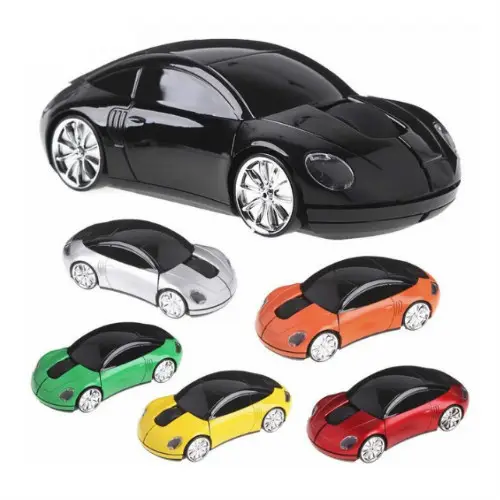 New product colorful wireless car mouse shape cordless Optical Mouse Mice For Laptop PC Computer