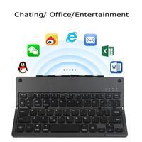 Keyboard Ramping Mini Dapat Dilipat, Papan Ketik Gigi Biru 3.0, Nirkabel Dapat Dilipat, untuk Tablet, Pintar, iPad