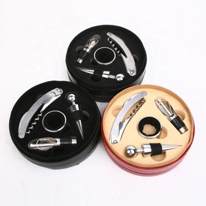 Hot Selling <strong>Wine</strong> <strong>Gift</strong> <strong>Set</strong> With <strong>Wine</strong> Opener Best Bottle Opener <strong>Set</strong> Bar Tool Zinc AlloyWine Corkscrew and <strong>Wine</strong> Stopper <strong>Set</strong> - Product Image 1