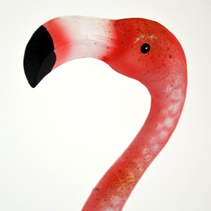 Metal bahçe süsleri çim heykeli dekorasyon Pembe <span class=keywords><strong>Flamingo</strong></span> - Product Image 5
