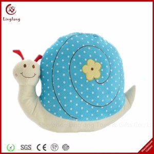 OEM phim hoạt hình ốc động vật đệm màu hồng hodmadod trắng Ốc búp bê sang trọng đôi mắt to ốc đồ chơi - Product Image 6