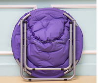 Chaise Lune Pliante Canapé Paresseux-Chaise Radar Élastique Parasol Simple Loisirs Extérieurs Inclinable avec Sac de Transport