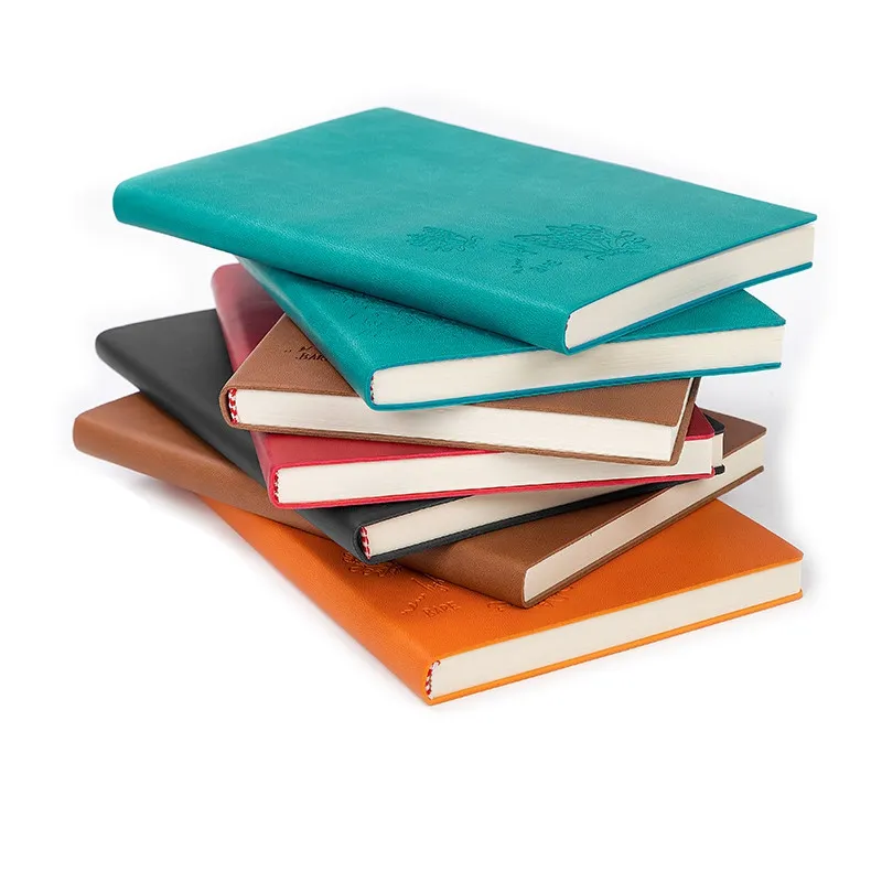 Grosir Harga Rendah Kualitas Tinggi Bisnis Paperback Notebook Barang Promosi Baru A5 PU Kulit Buku Harian