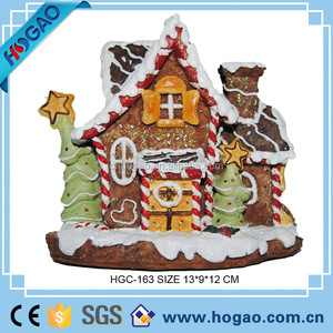 Personalizada LED Navidad pueblo ciudad ornamento con luz y sonido resina Navidad figuritas y juguetes para la venta al por mayor - Product Image 6