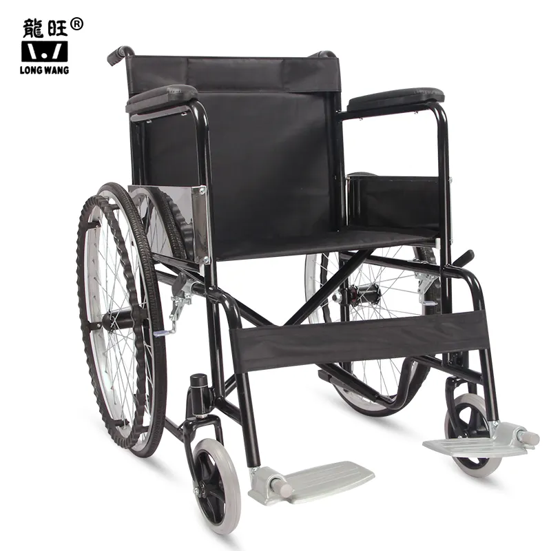 Дешевая Складная легкая экономичная ручная инвалидная коляска