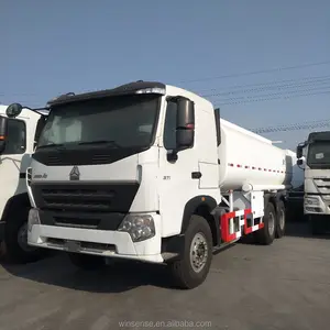 SINOTRUK HOWO 6x4 연료 탱크 트럭 유압 유조선 휴대 주유소 cng 탱크 트럭