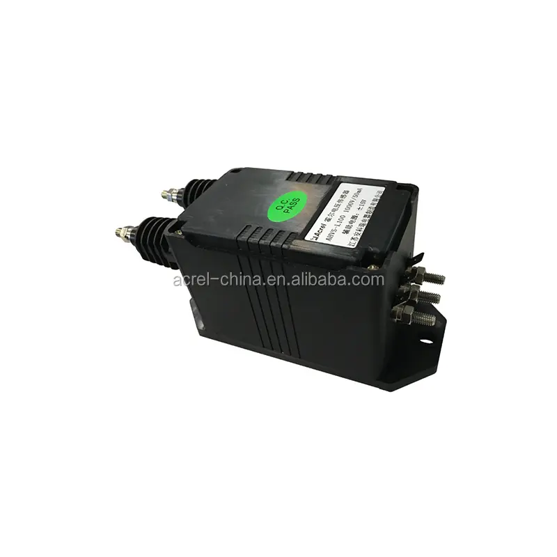 Sensor de tensão de efeito do hall dc/transdutor AHVS-L100 entrada altamente isolada dc 50v-2500v saída analógica 50ma