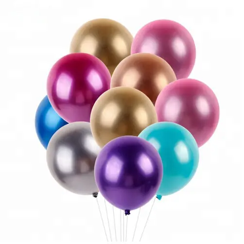 Hoge Kwaliteit Grote Metallic Latex Ballonnen Voor Verjaardagsfeestje Decoratie