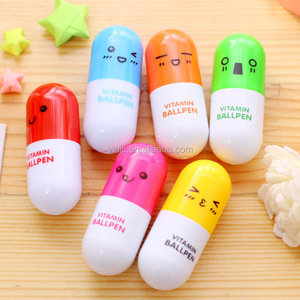 2015 Phổ Biến Nhựa Mới Lạ Vitamin Pill Capsule Ball Bút Cho Quà Tặng - Product Image 1