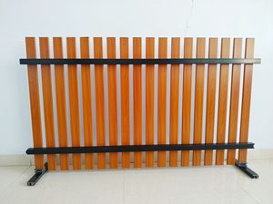 Европейский алюминиевый экран для конфиденциальности, похожий на деревянные панели, изгородь из алюминия - Product Image 3