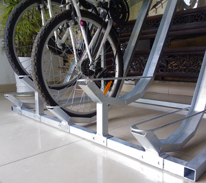 Abay — support <span class=keywords><strong>vertical</strong></span> pour vélo, support de bicyclette, double, pour stationnement et <span class=keywords><strong>garage</strong></span>, nouveau design - Product Image 4