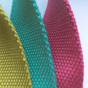 Personalizzato 1.5mm spessore 20mm 25mm 32mm 38mm 50mm pesante 100% tessuto in tela di cotone organico multicolore