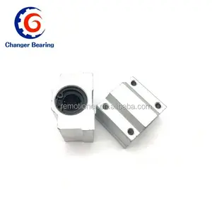 Linear Bearing Slide Block Linear Motion Ball Slide Units 8mm Linear Shaft Bearing Block SC8UU SCS8UU For 3D Printer