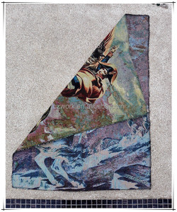 Murales murales suspendues sur toile florale moderne 50*80cm Produits compétitifs de la Chine <span class=keywords><strong>Aubusson</strong></span> Design Jacquard tissé Techniques Vintage - Product Image 4