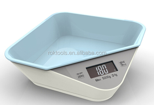 Básculas de alimentos de cocina digitales diseñadas por ROKTOOLS con bandeja, artículo para el hogar, unidad diferente, báscula de carne de 880 mL - Product Image 3