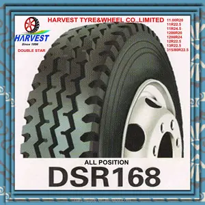 نجمة مزدوجة 1100R20 11R22.5 11R24.5 1200R20 1200R24 12R22.5 13R22.5 315/80R22.5 ruck الإطارات DSR165 كل موقف