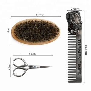 <span class=keywords><strong>Brosse</strong></span> à <span class=keywords><strong>barbe</strong></span> professionnelle peigne <span class=keywords><strong>Kit</strong></span> métal rasage moustache peigne et <span class=keywords><strong>brosse</strong></span> ensemble hommes <span class=keywords><strong>barbe</strong></span> toilettage soins outils <span class=keywords><strong>Kit</strong></span> - Product Image 6