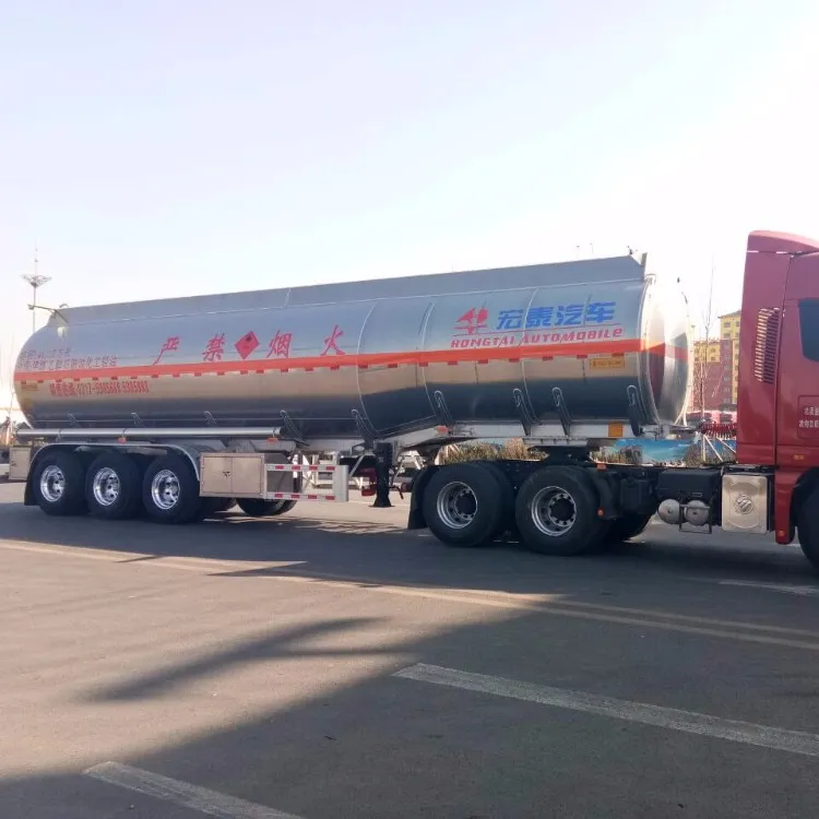 Dongfeng truk 36000 liter tanker bahan bakar semi trailer, propana transportasi trailer untuk dijual