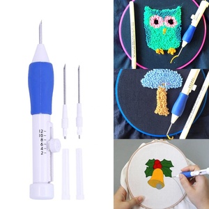 SKC-Bolígrafo de bordado de plástico, aguja de punzón rusa, 3 accesorios de costura <span class=keywords><strong>intercambiables</strong></span> - Product Image 5