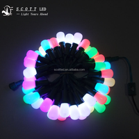 G27 F8RGB SMD5050 IP68 WS2811 penuh warna led lampu natal