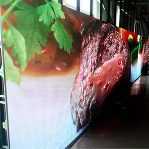 Humanos cartel de publicidad LED pantalla P6mm interior Alquiler de pantalla de vídeo de la pared cartel