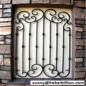 wrought iron window grille