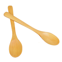Cuillère en bois de bambou pour cuisine, ustensile de cuisson, cuillère à soupe, accessoires de restauration, vente chaude en ligne