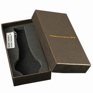 Caja de reloj de regalo de papel marrón de lujo, para relojes Forsining Winner - Product Image 2