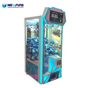 โรงงานราคาเหรียญดำเนินการ toy claw crane เกมเครื่อง vending machine ขายพร้อมจอแสดงผล