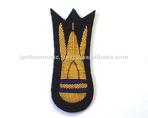 Insignias Bordadas con Hilo de Bullion de Alta Calidad a Precio Económico, Insignias de Moda Bordadas a Mano - Product Image 2