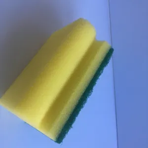 Kitchen ware green sponge dish washing scouring pad WhatsApp 008613920264894