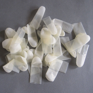 Hoge Kwaliteit Transparante Latex Vingerbedjes Gesneden Type Vingerbedjes - Product Image 4