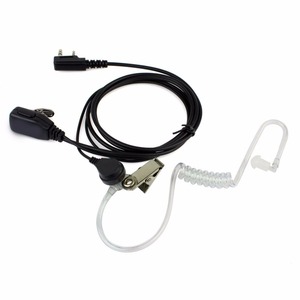 Talkie-walkie casque D'air Écouteur Acoustique Baofeng Radio 2 Broches PTT Transparent Micro Casque K Port UV-5R - Product Image 2