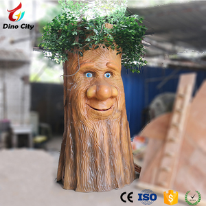 Arbre parlant animé réaliste, attraction de parc d'attractions, en vente - Product Image 6