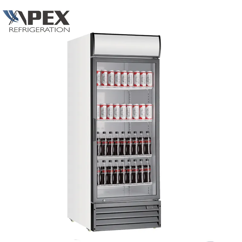 Refrigerador de exhibición para refrigerantes de bebidas, buen precio, R134a