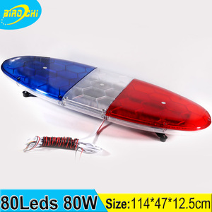 80 W/114 cm policía luces <span class=keywords><strong>de</strong></span> advertencia alta potencia super brillante montaje en techo policía ovalada llevó barra <span class=keywords><strong>de</strong></span> luz - Product Image 2