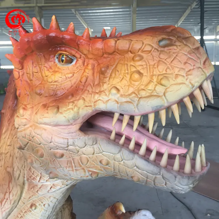 China marca top 220 V life-size museu robô dinossauro