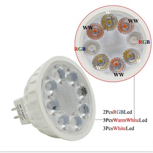4W MR16 luce spot DC12V 2.4G lampadina Led dimmerabile Wireless RGB + CCT Led <span class=keywords><strong>faretto</strong></span> - Product Image 3