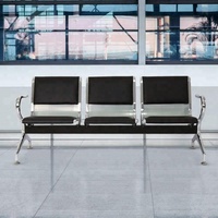 L'aéroport 3-seater meubles de salle d'attente/banc pour l'hôpital public chaie
