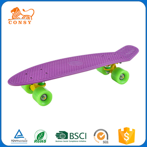 Comercio al por mayor de pescado <span class=keywords><strong>cruiser</strong></span> patineta skate board 4 ruedas de plástico Blanco - Product Image 1
