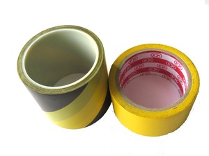 Fluorescente reflectante negro y amarillo crimen cinta - Product Image 5