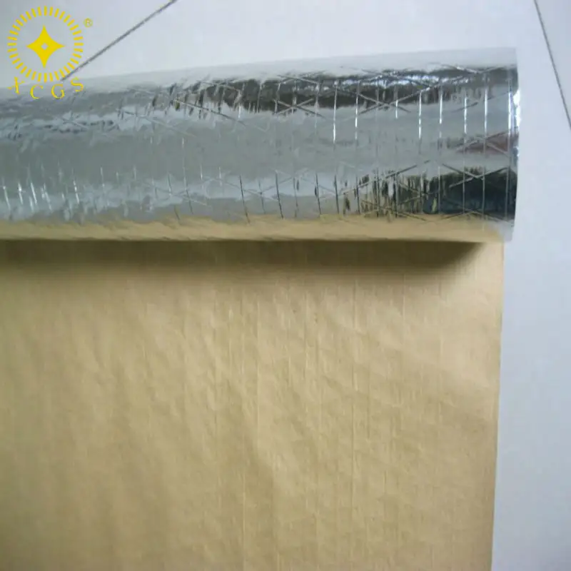 Rollo de papel kraft de aislamiento térmico, papel de aluminio