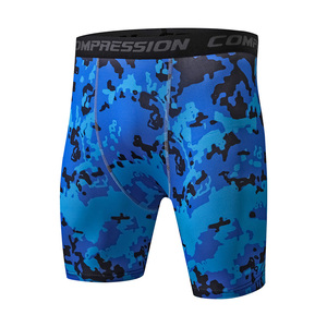 Uomini Camouflage Strato di Base In Breve Pantaloni Da Corsa Pantaloni Stretti Quick Dry Bicchierini di Compressione - Product Image 4