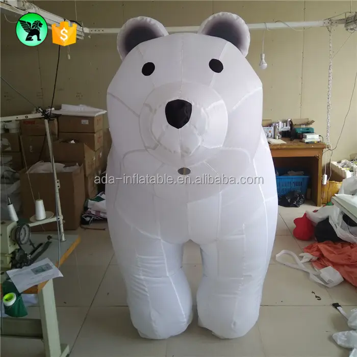 Fast Delivery Custom Outdoor Yard Decoration Christmas Inflatable Polar Bear Inflatable Animal