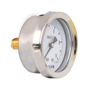 चीन थोक कस्टम उच्च गुणवत्ता वाले घरेलू थोक स्टील मामले तरल दबाव गेज - Product Image 1